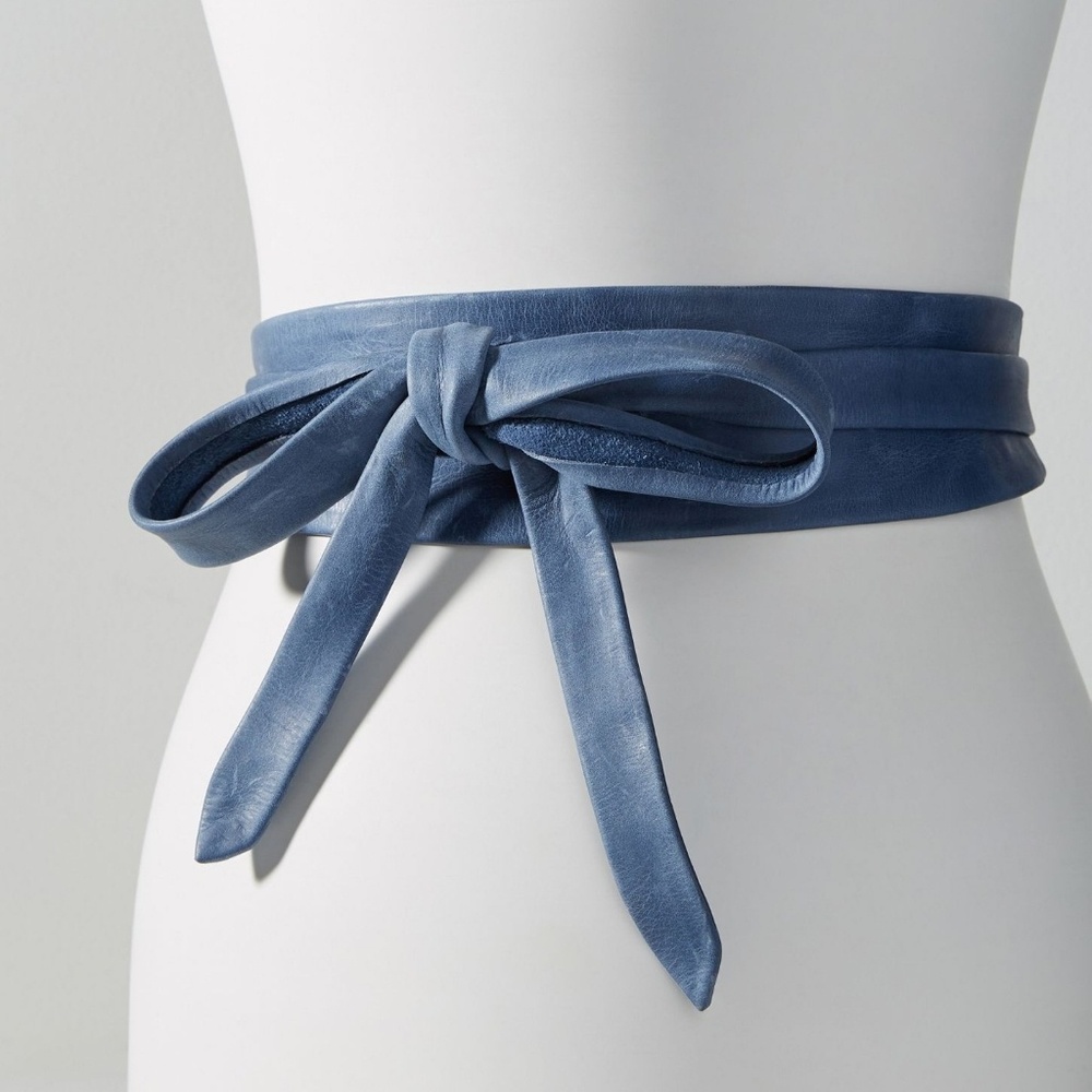 { Anthropologie } Lantana Ada Wrap Belt in Blue